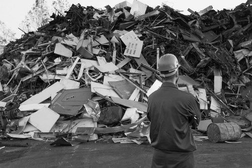 Professionals performing loft clearance in Edmonton